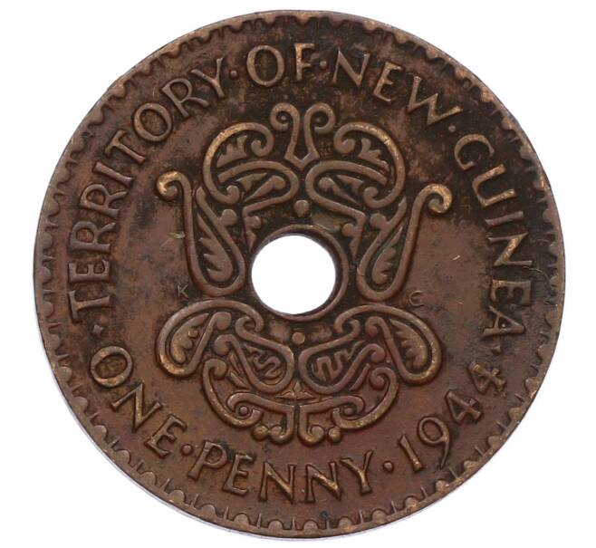 Монета 1 пенни 1944 года Британская Новая Гвинея (Артикул: M2-83838) — Фото №1