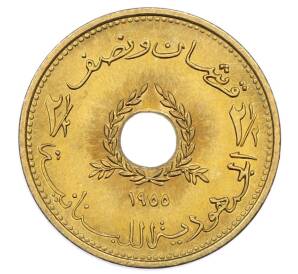 2 1/2 пиастра 1955 года Ливан — Фото №2