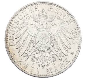 2 марки 1901 года Германия (Пруссия) «200 лет Пруссии» — Фото №2