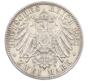 2 марки 1901 года Германия (Пруссия) «200 лет Пруссии» — Фото №2