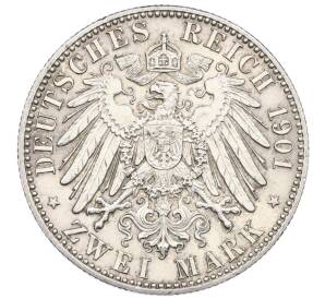 2 марки 1901 года Германия (Пруссия) «200 лет Пруссии» — Фото №2