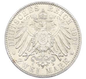 2 марки 1901 года Германия (Пруссия) «200 лет Пруссии» — Фото №2
