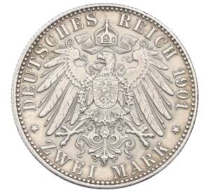 2 марки 1901 года Германия (Пруссия) «200 лет Пруссии» — Фото №2