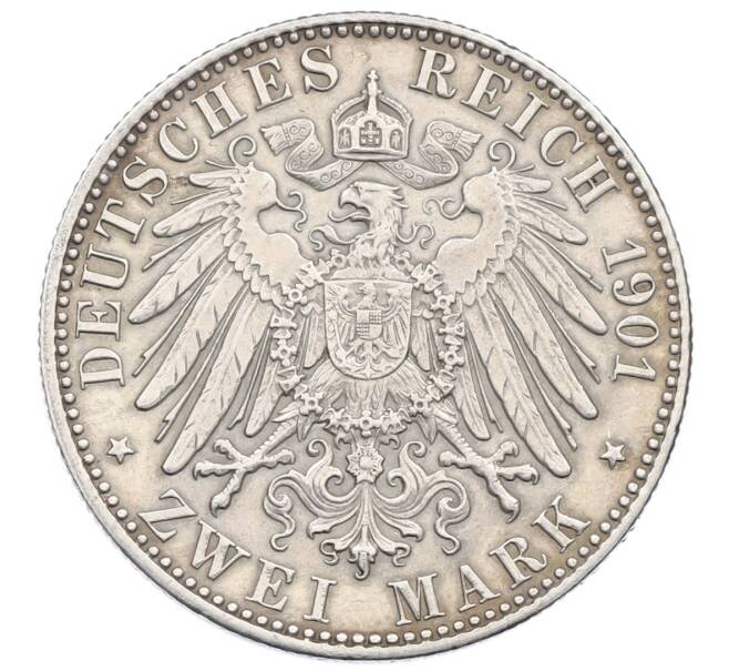 Монета 2 марки 1901 года Германия (Пруссия) «200 лет Пруссии» (Артикул: M2-83862) — Фото №2