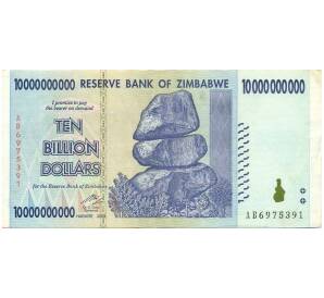 10 миллиардов долларов 2008 года Зимбабве — Фото №1