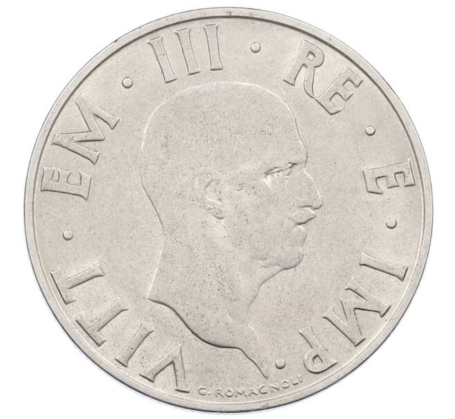 Монета 2 лиры 1939 года Италия (Артикул: M2-83890) — Фото №2