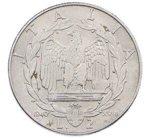 2 лиры 1940 года Италия — Фото №1