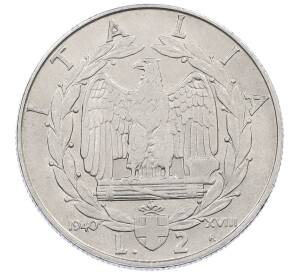 2 лиры 1940 года Италия — Фото №1