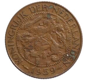 1 цент 1959 года Нидерландские Антильские острова — Фото №1