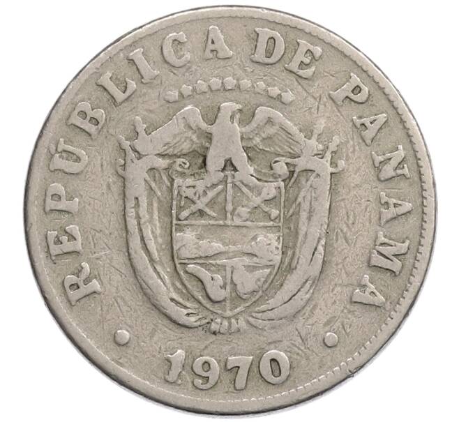 Монета 5 сентесимо 1970 года Панама (Артикул: K12-57128) — Фото №1