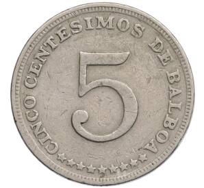 5 сентесимо 1973 года Панама — Фото №2