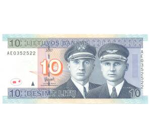 10 лит 2007 года Литва — Фото №1