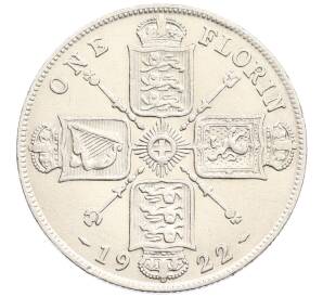 1 флорин 1922 года Великобритания — Фото №1