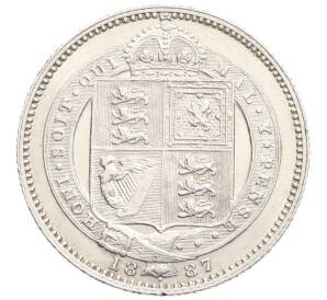 1 шиллинг 1887 года Великобритания — Фото №1