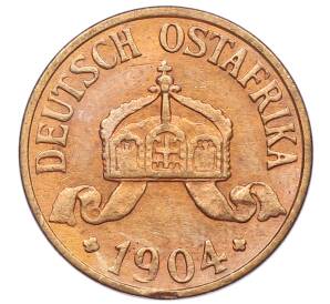 1/2 геллера 1904 года A Германская Восточная Африка — Фото №2