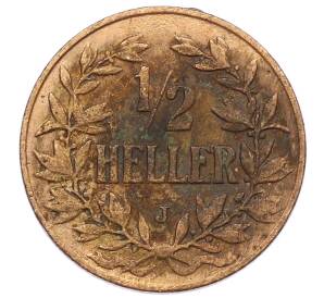 1/2 геллера 1905 года J Германская Восточная Африка — Фото №1