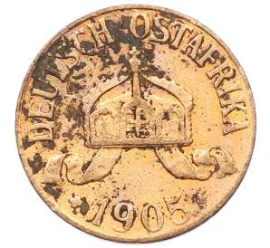 1/2 геллера 1905 года J Германская Восточная Африка — Фото №2