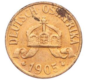 1/2 геллера 1905 года A Германская Восточная Африка — Фото №2