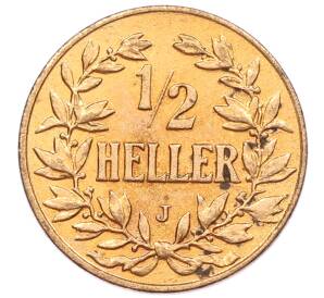 1/2 геллера 1905 года J Германская Восточная Африка — Фото №1