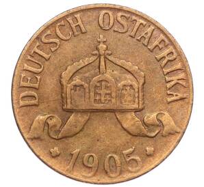 1/2 геллера 1905 года J Германская Восточная Африка — Фото №2