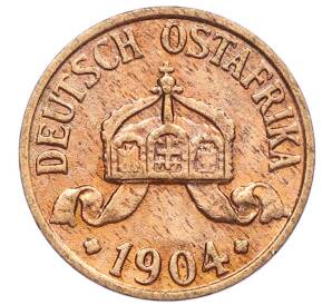 1/2 геллера 1904 года A Германская Восточная Африка — Фото №2