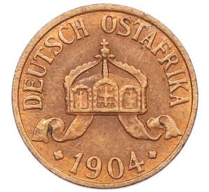 1/2 геллера 1904 года A Германская Восточная Африка — Фото №2