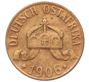 1/2 геллера 1906 года J Германская Восточная Африка — Фото №2