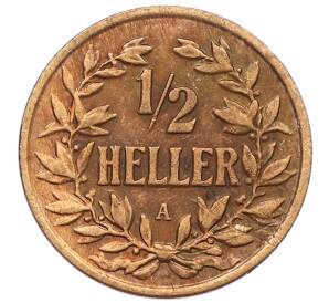 1/2 геллера 1905 года A Германская Восточная Африка — Фото №1