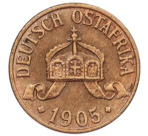 1/2 геллера 1905 года A Германская Восточная Африка — Фото №2