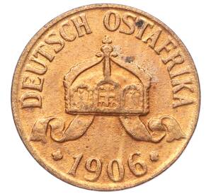 1/2 геллера 1906 года J Германская Восточная Африка — Фото №2