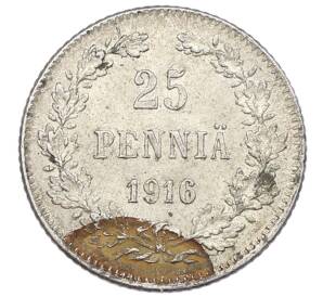 25 пенни 1916 года Русская Финляндия — Фото №1