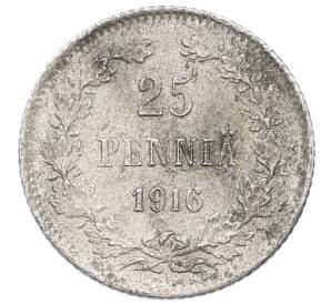 25 пенни 1916 года Русская Финляндия — Фото №1