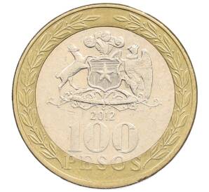 100 песо 2012 года Чили — Фото №1