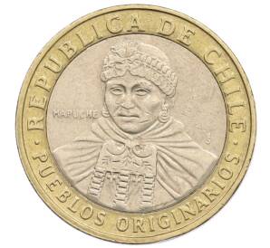 100 песо 2010 года Чили — Фото №2