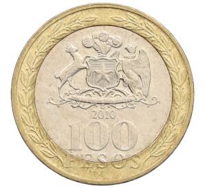 100 песо 2010 года Чили — Фото №1