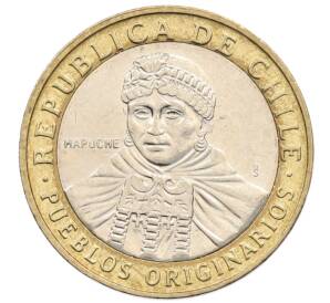 100 песо 2010 года Чили — Фото №2