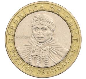 100 песо 2009 года Чили — Фото №2