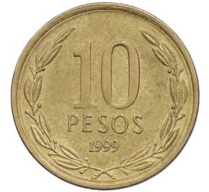 10 песо 1999 года Чили — Фото №1