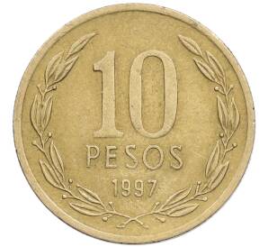 10 песо 1997 года Чили — Фото №1