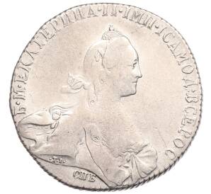 1 рубль 1772 года СПБ ТI ЯЧ — Фото №1