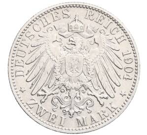 2 марки 1904 года J Германия (Бремен) — Фото №2