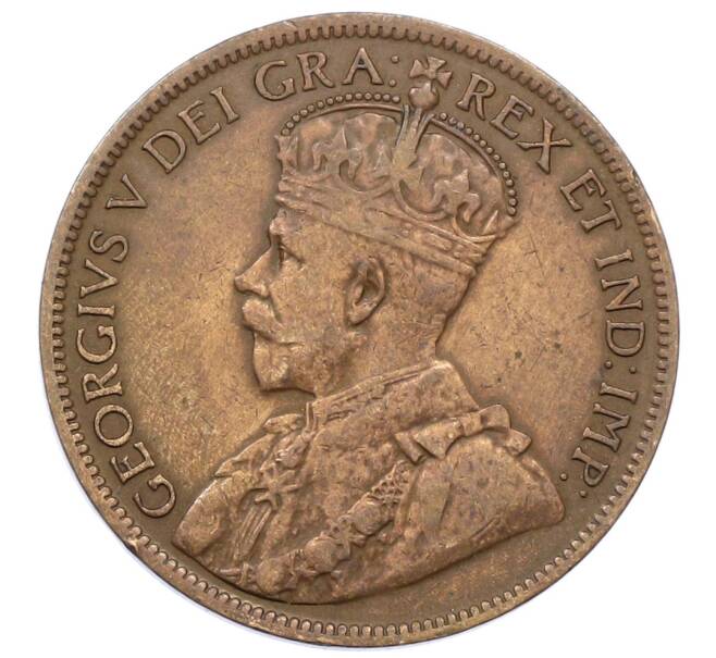 Монета 1 цент 1917 года Канада (Артикул: M2-84128) — Фото №2