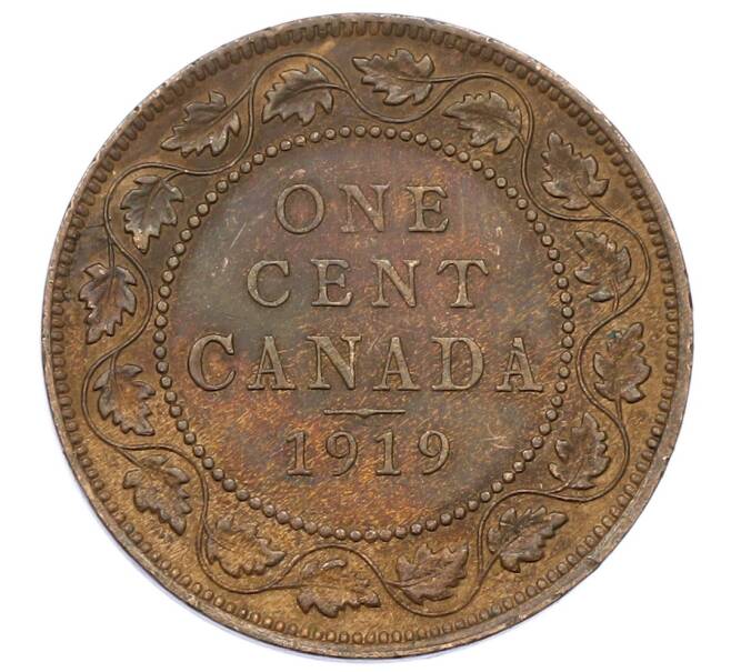 Монета 1 цент 1919 года Канада (Артикул: M2-84134) — Фото №1
