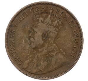 1 цент 1918 года Канада — Фото №2