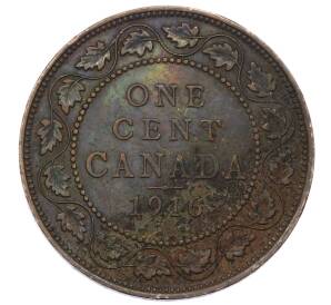 1 цент 1916 года Канада — Фото №1
