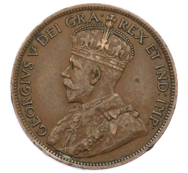 Монета 1 цент 1918 года Канада (Артикул: M2-84157) — Фото №2