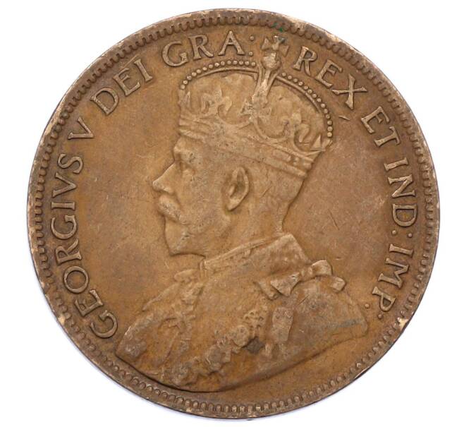 Монета 1 цент 1917 года Канада (Артикул: M2-84162) — Фото №2