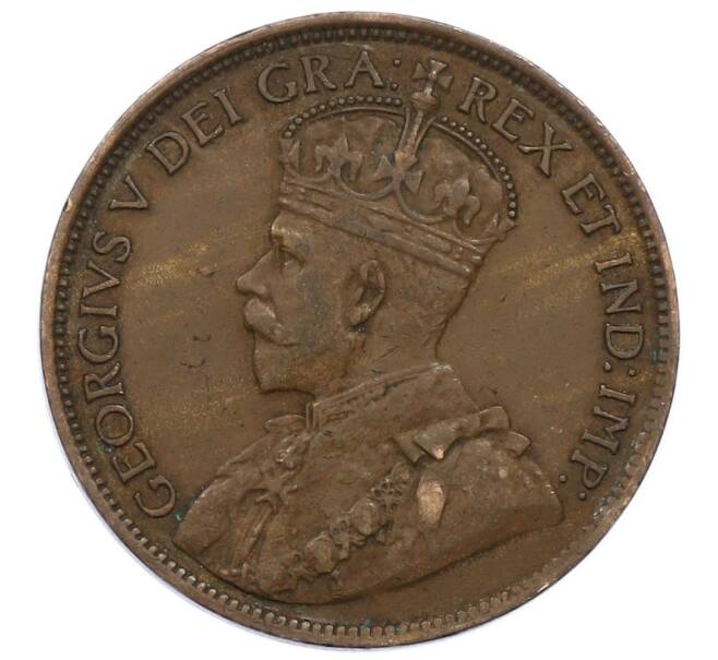Монета 1 цент 1918 года Канада (Артикул: M2-84164) — Фото №2