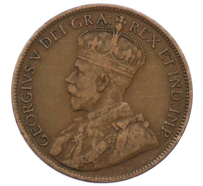 Монета 1 цент 1917 года Канада (Артикул: M2-84166) — Фото №2
