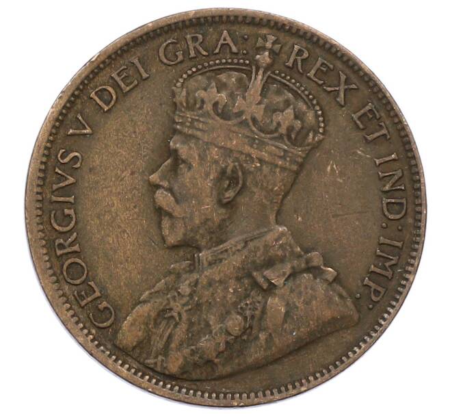 Монета 1 цент 1918 года Канада (Артикул: M2-84169) — Фото №2